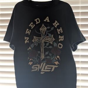 Skillet Tour 24 Concert Shirt  I Need A Hero Jesus Christian Rock Alternative M